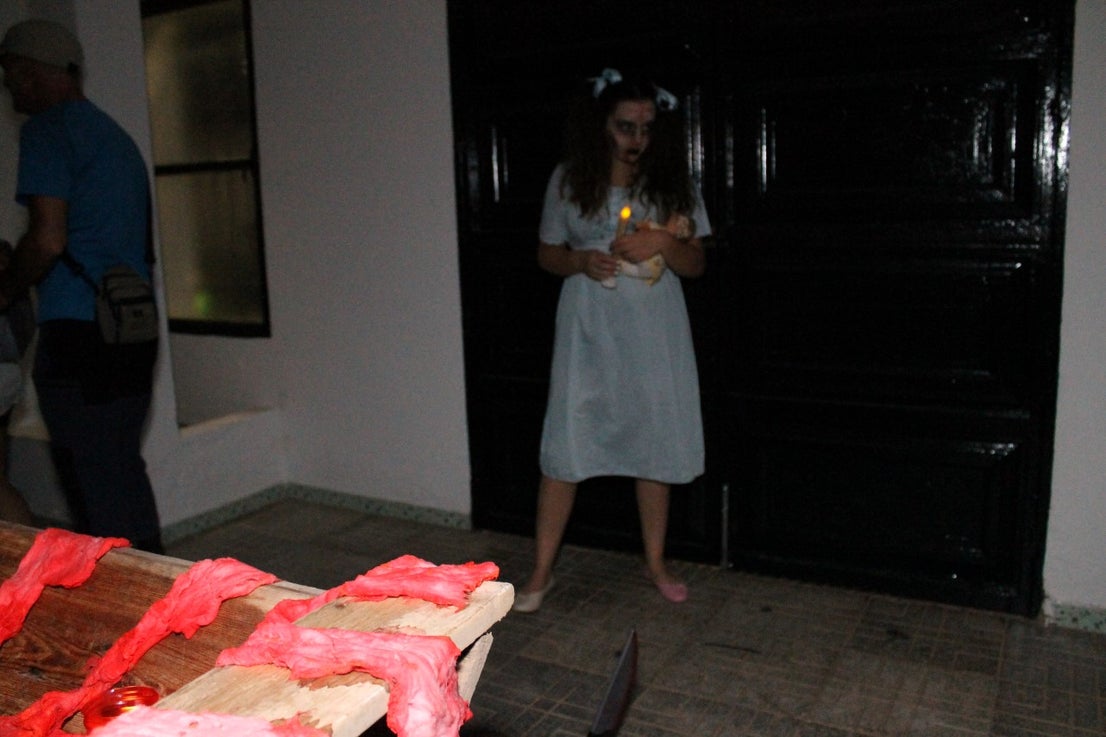 Algunas imágenes del pasaje del terror de la Ruta Nocturna 'La Diabla' (14-08-2019)