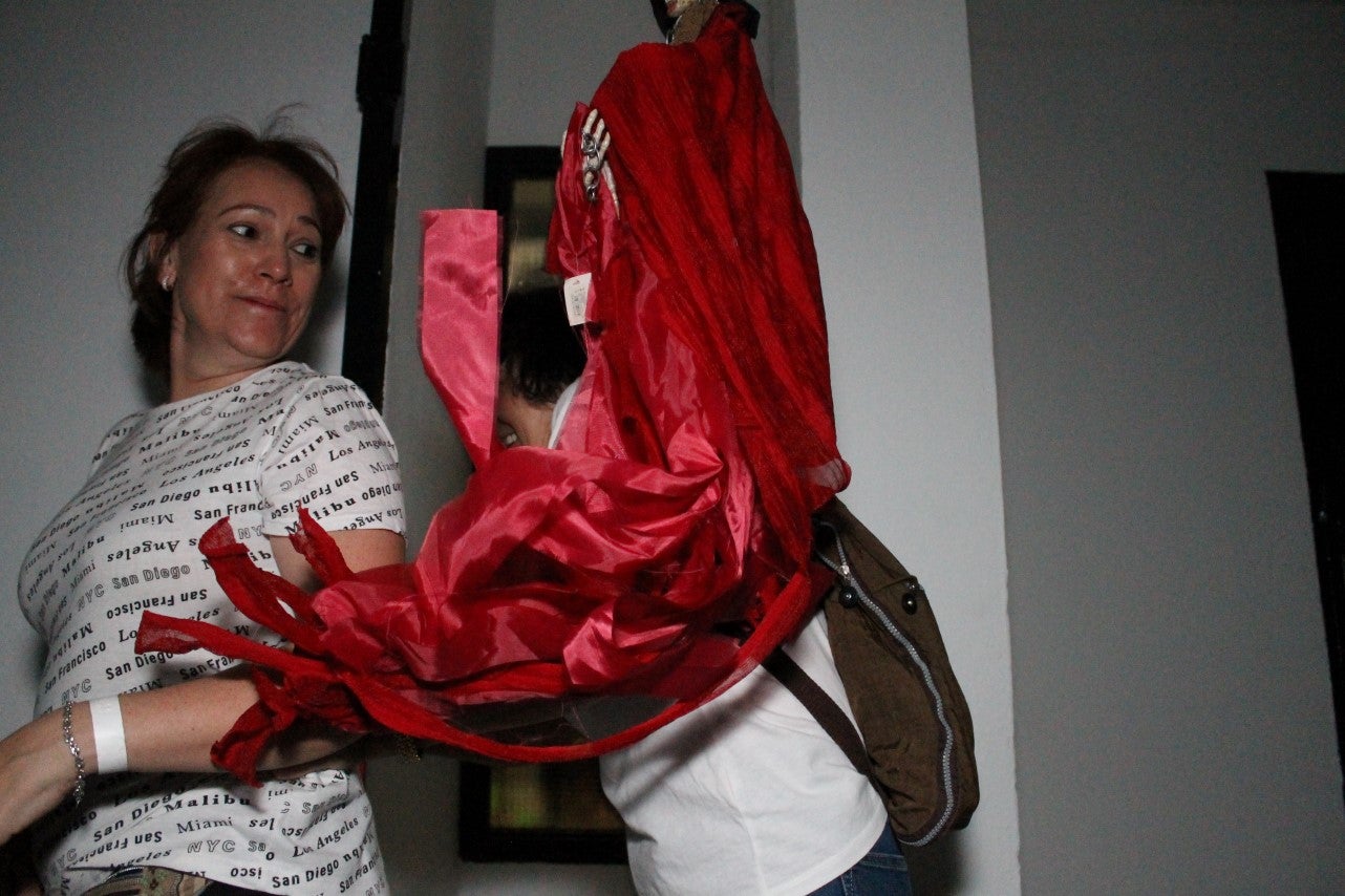 Algunas imágenes del pasaje del terror de la Ruta Nocturna 'La Diabla' (14-08-2019)