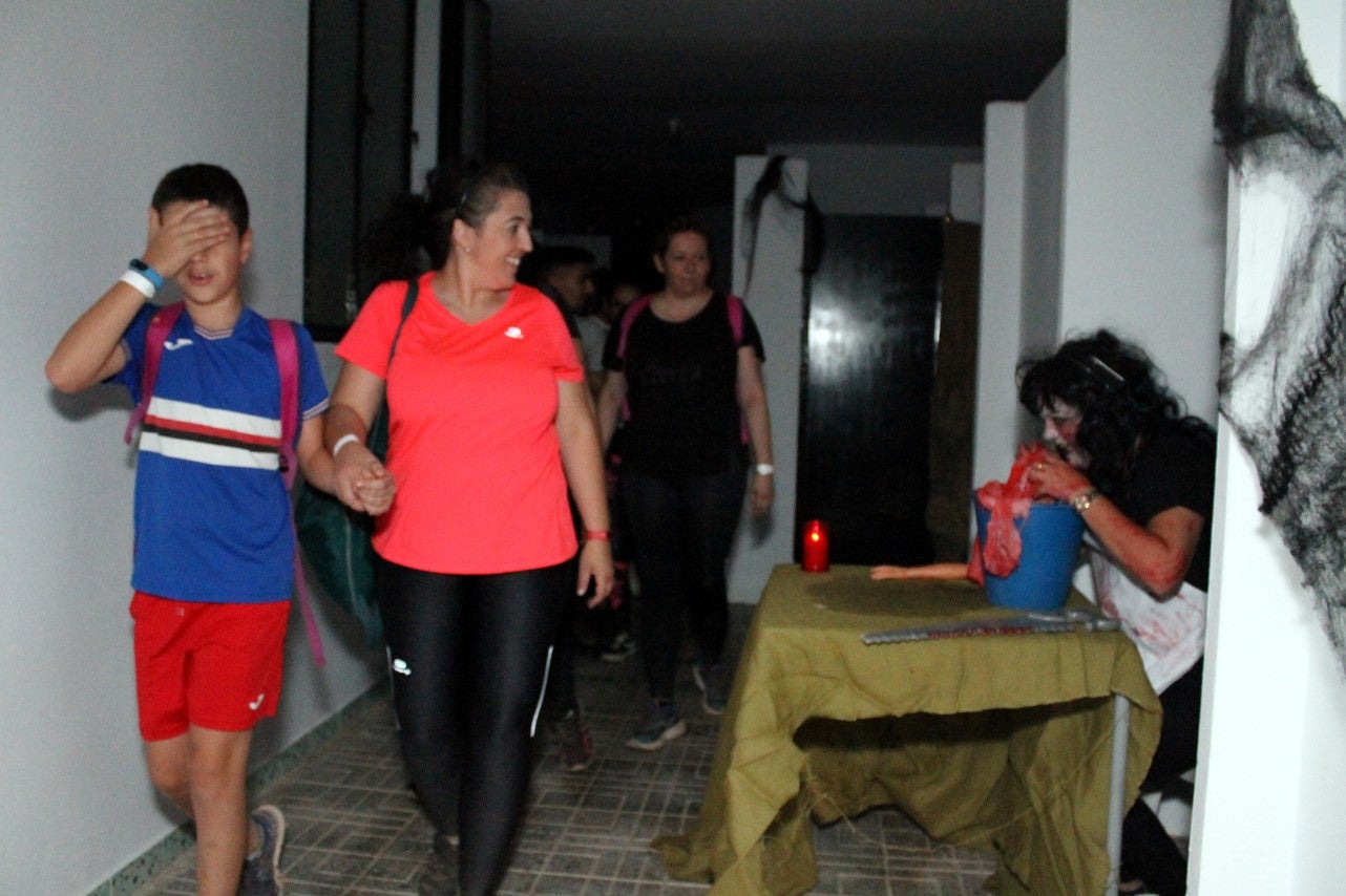 Algunas imágenes del pasaje del terror de la Ruta Nocturna 'La Diabla' (14-08-2019)
