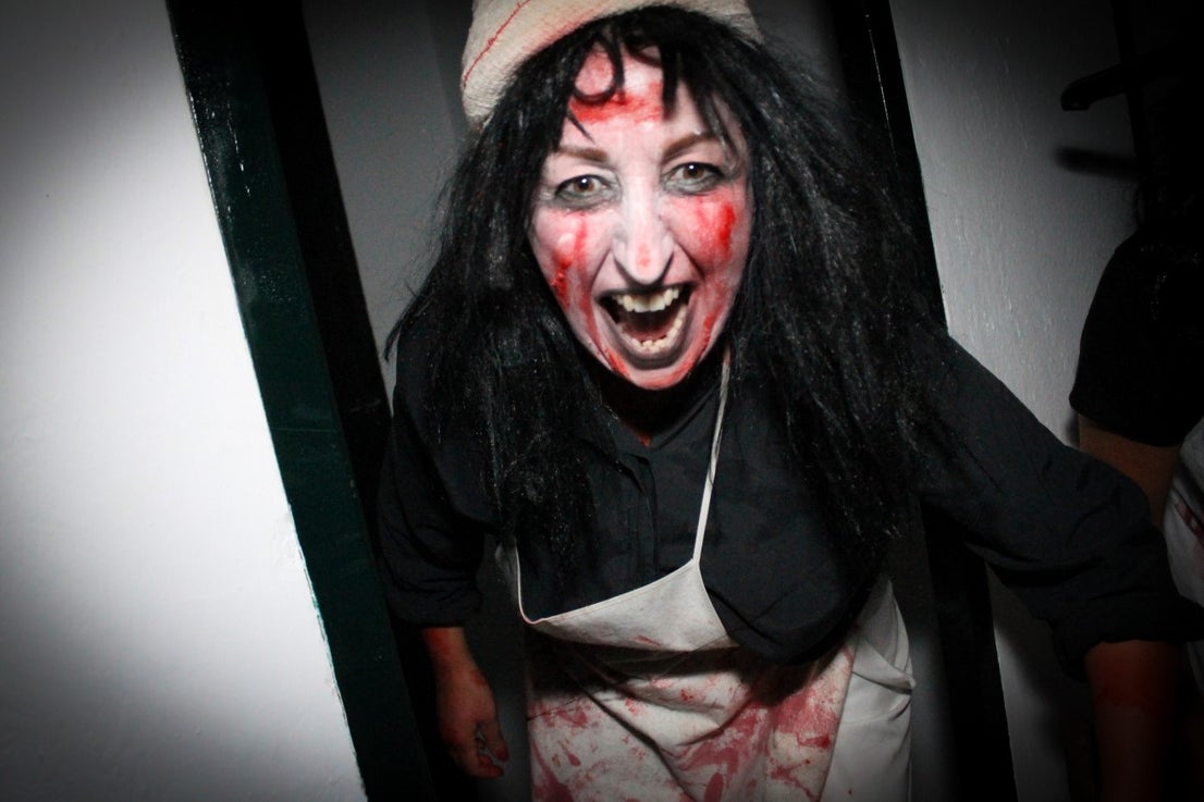 Algunas imágenes del pasaje del terror de la Ruta Nocturna 'La Diabla' (14-08-2019)