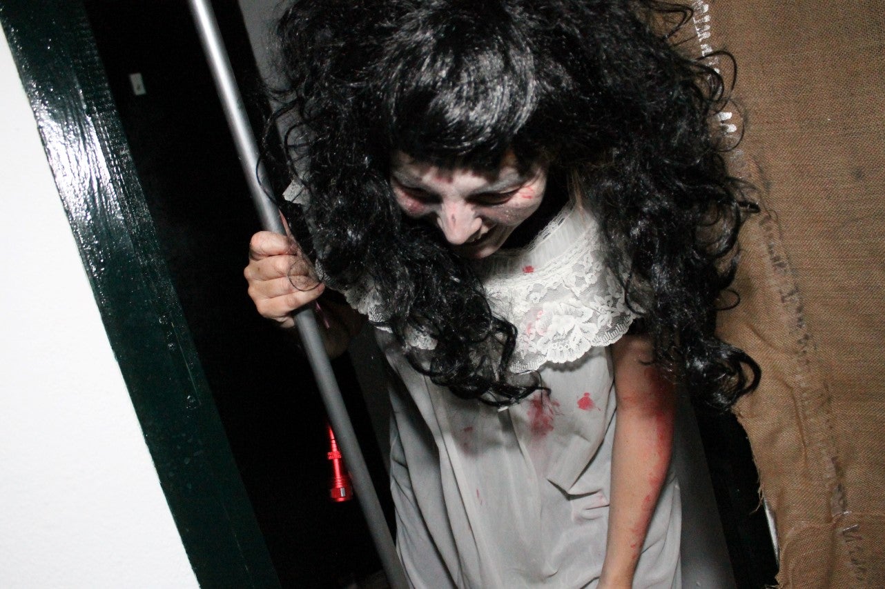Algunas imágenes del pasaje del terror de la Ruta Nocturna 'La Diabla' (14-08-2019)