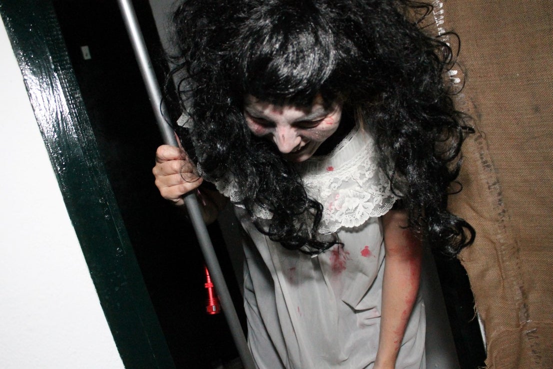 Algunas imágenes del pasaje del terror de la Ruta Nocturna 'La Diabla' (14-08-2019)