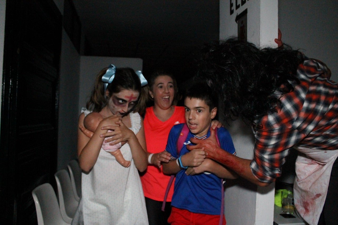 Algunas imágenes del pasaje del terror de la Ruta Nocturna 'La Diabla' (14-08-2019)