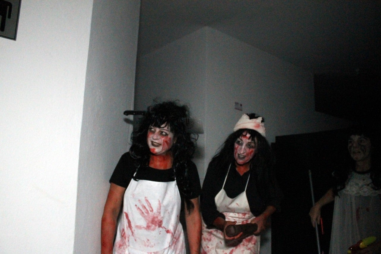 Algunas imágenes del pasaje del terror de la Ruta Nocturna 'La Diabla' (14-08-2019)