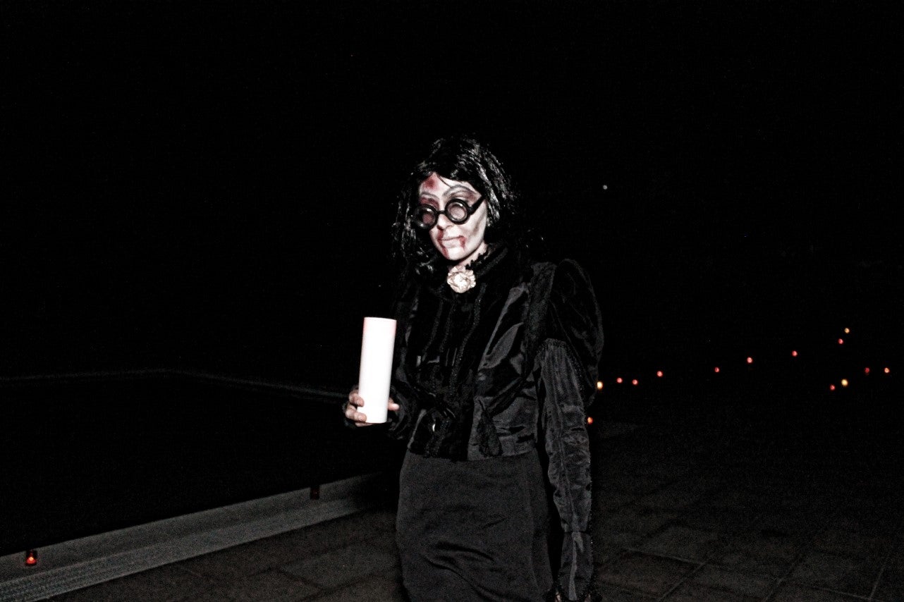 Algunas imágenes del pasaje del terror de la Ruta Nocturna 'La Diabla' (14-08-2019)