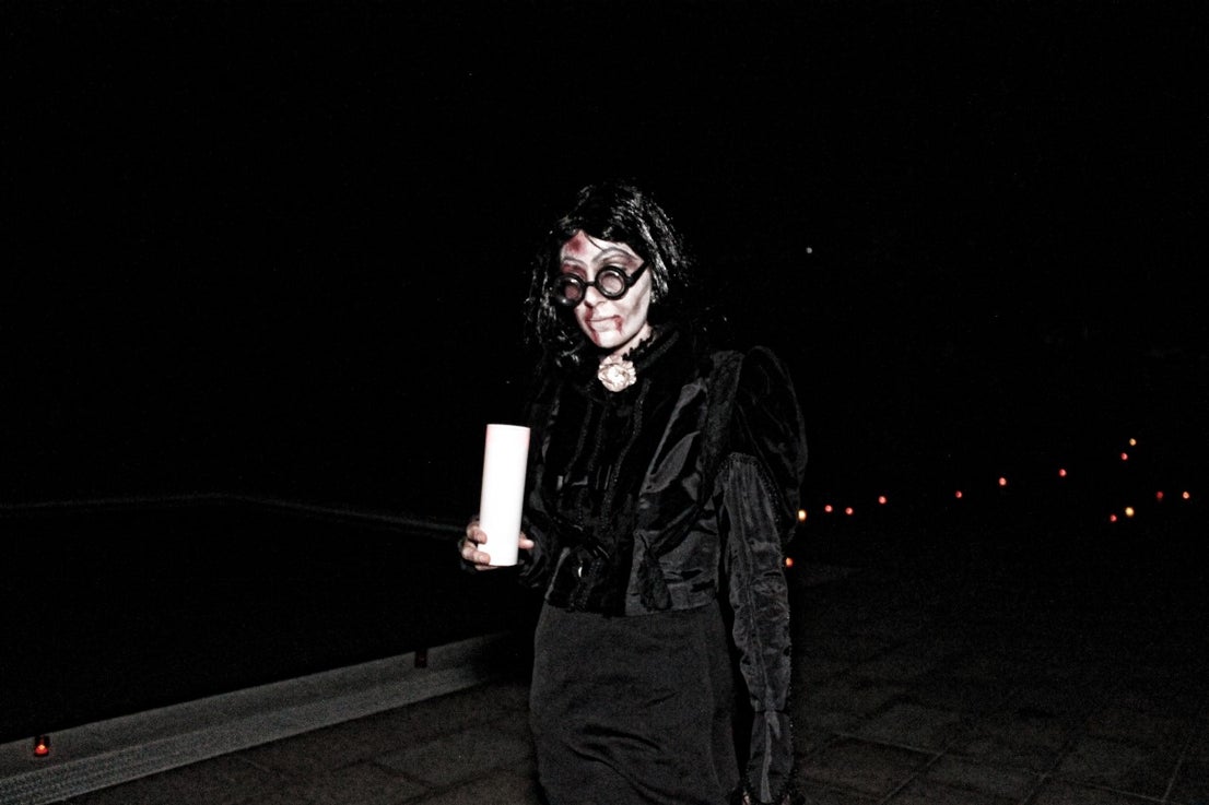 Algunas imágenes del pasaje del terror de la Ruta Nocturna 'La Diabla' (14-08-2019)