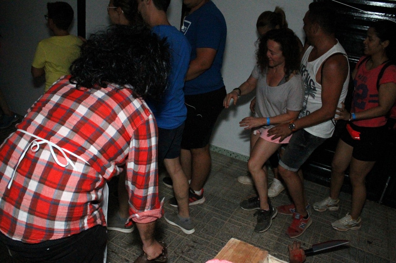 Algunas imágenes del pasaje del terror de la Ruta Nocturna 'La Diabla' (14-08-2019)