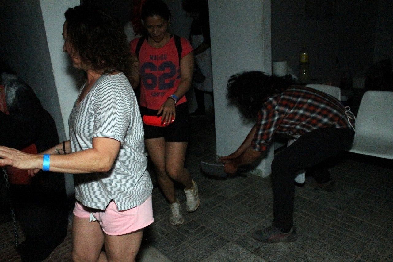 Algunas imágenes del pasaje del terror de la Ruta Nocturna 'La Diabla' (14-08-2019)