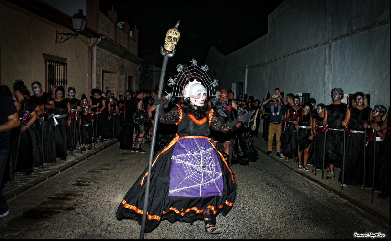 La Diabla en su recorrido por Valverde