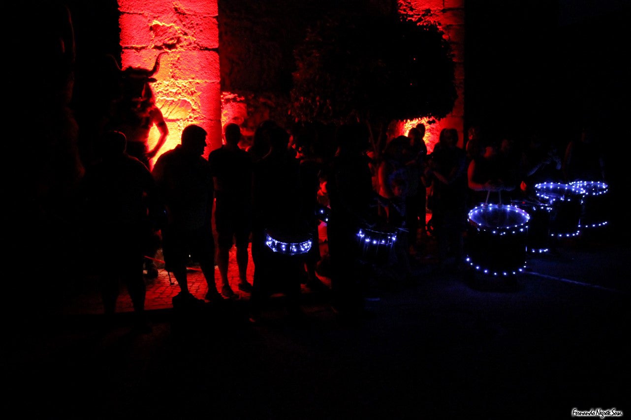 Imágenes del espectáculo de la Fuga de la Diabla celebrado en Valverde de Leganés (17-08-2019)