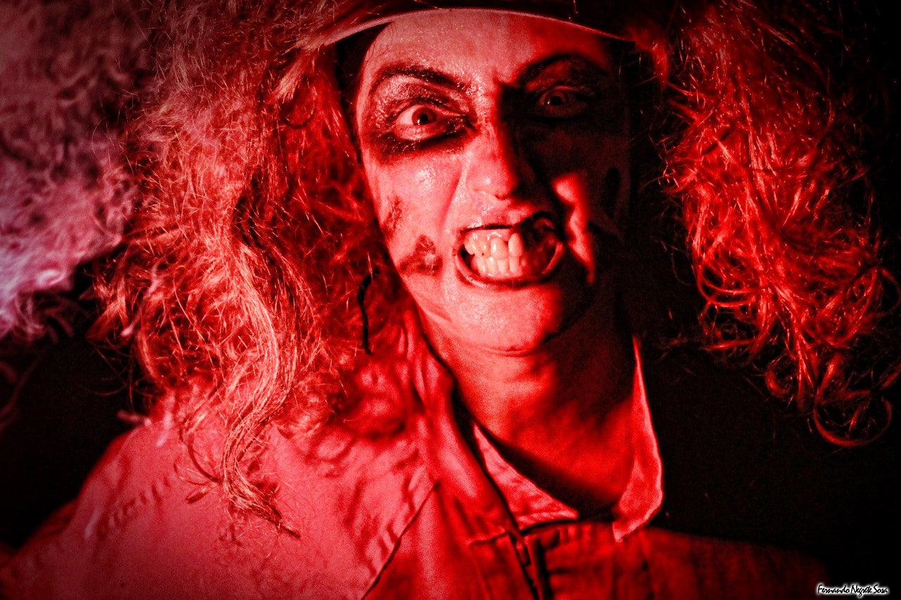 Imágenes del espectáculo de la Fuga de la Diabla celebrado en Valverde de Leganés (17-08-2019)