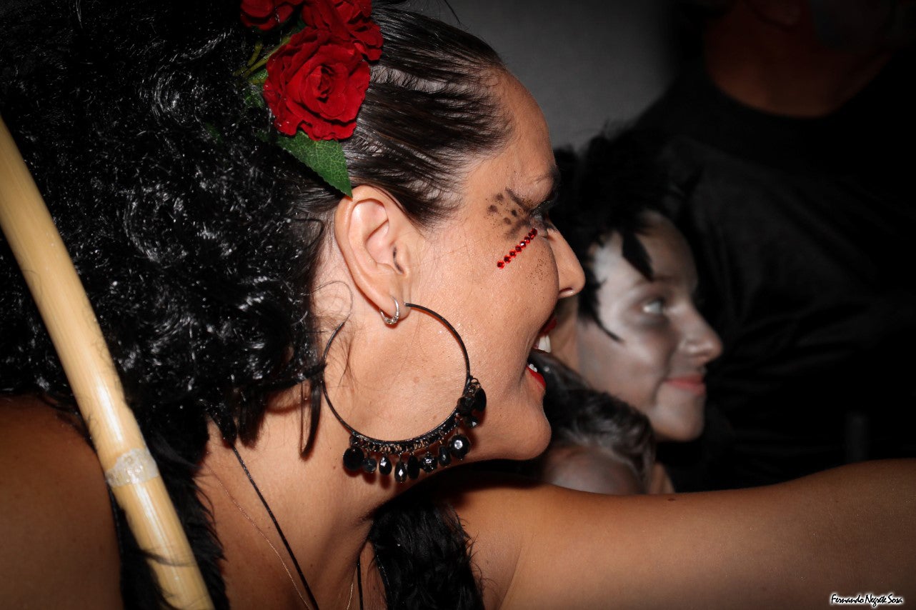 Imágenes del espectáculo de la Fuga de la Diabla celebrado en Valverde de Leganés (17-08-2019)