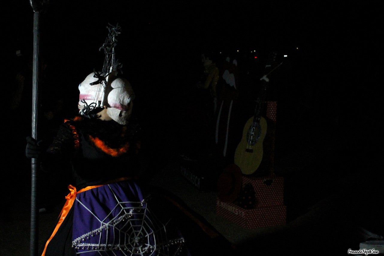 Imágenes del espectáculo de la Fuga de la Diabla celebrado en Valverde de Leganés (17-08-2019)