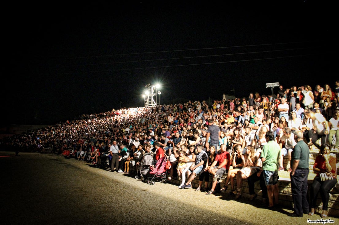 Imágenes del espectáculo de la Fuga de la Diabla celebrado en Valverde de Leganés (17-08-2019)