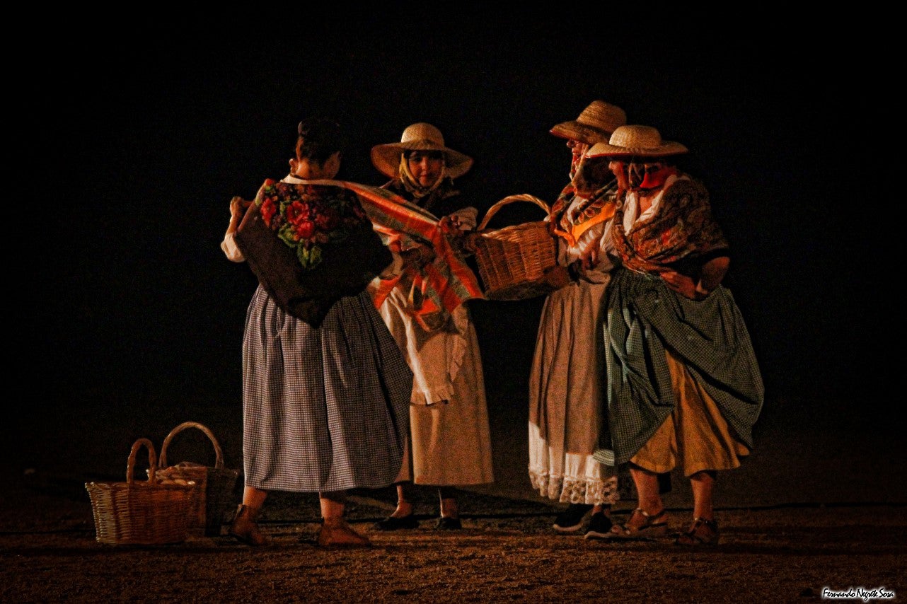 Imágenes del espectáculo de la Fuga de la Diabla celebrado en Valverde de Leganés (17-08-2019)