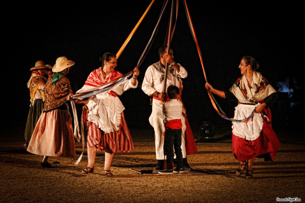 Imágenes del espectáculo de la Fuga de la Diabla celebrado en Valverde de Leganés (17-08-2019)