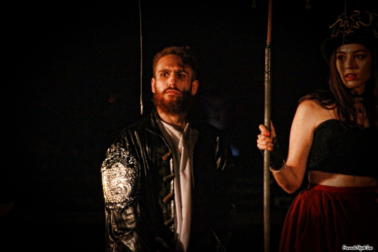 Imágenes del espectáculo de la Fuga de la Diabla celebrado en Valverde de Leganés (17-08-2019)