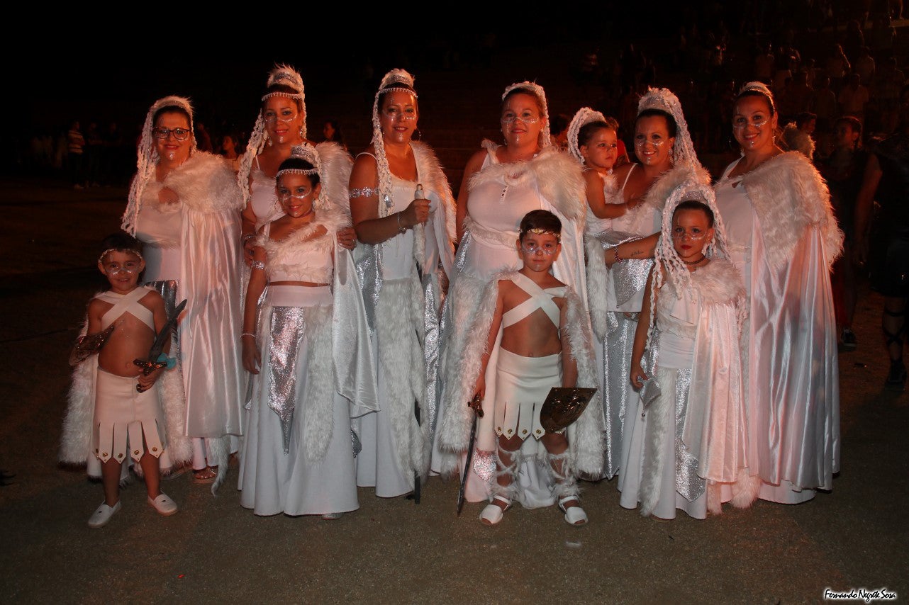 Imágenes del espectáculo de la Fuga de la Diabla celebrado en Valverde de Leganés (17-08-2019)