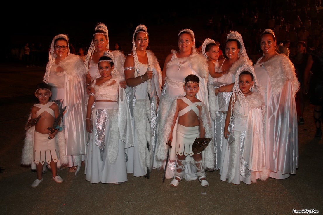 Imágenes del espectáculo de la Fuga de la Diabla celebrado en Valverde de Leganés (17-08-2019)