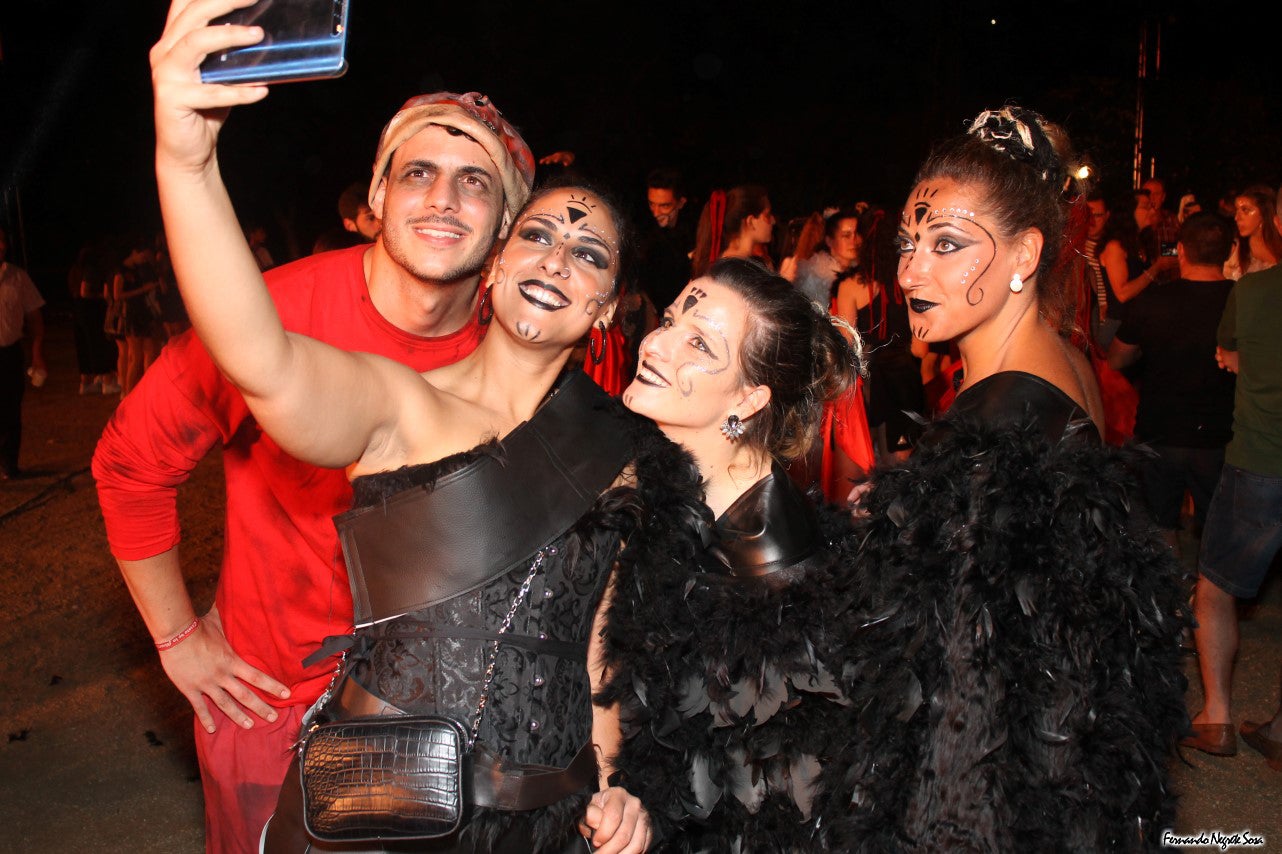 Imágenes del espectáculo de la Fuga de la Diabla celebrado en Valverde de Leganés (17-08-2019)