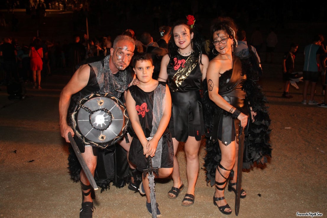 Imágenes del espectáculo de la Fuga de la Diabla celebrado en Valverde de Leganés (17-08-2019)