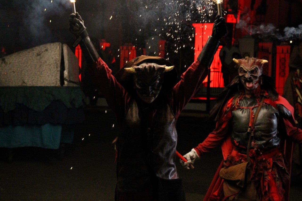 Algunas imágenes de las actividades del viernes 16 de agosto en el espectáculo 'La Fuga de la Diabla' (16-08-2019)