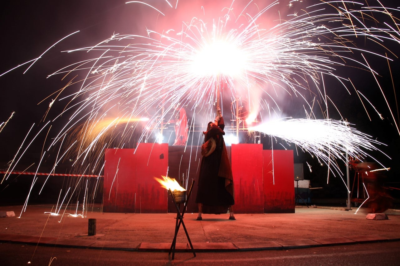 Algunas imágenes de las actividades del viernes 16 de agosto en el espectáculo 'La Fuga de la Diabla' (16-08-2019)