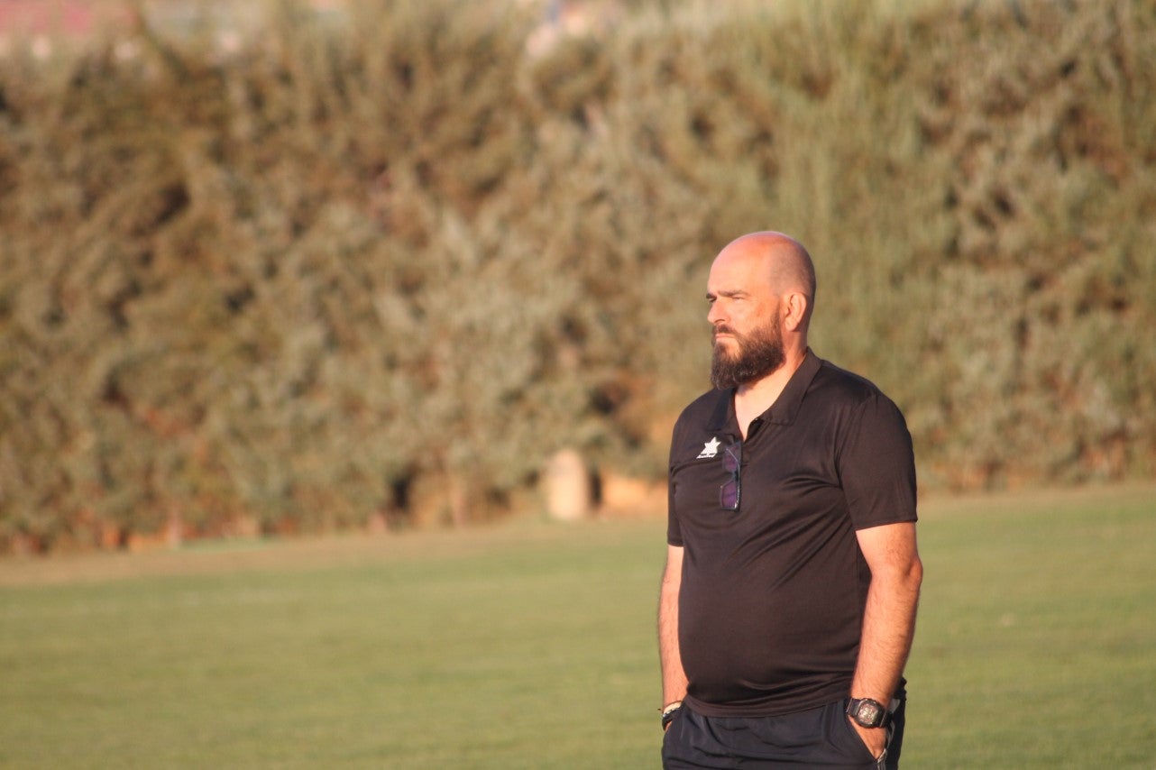 Imágenes del encuentro de la primera jornada de liga de Tercera División disputado en el Municipal de San Roque, y que acabó con 2-1 en el marcador (25-08-2019)