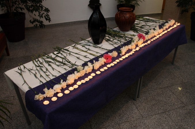 Fotos: Acto contra la Violencia de Género