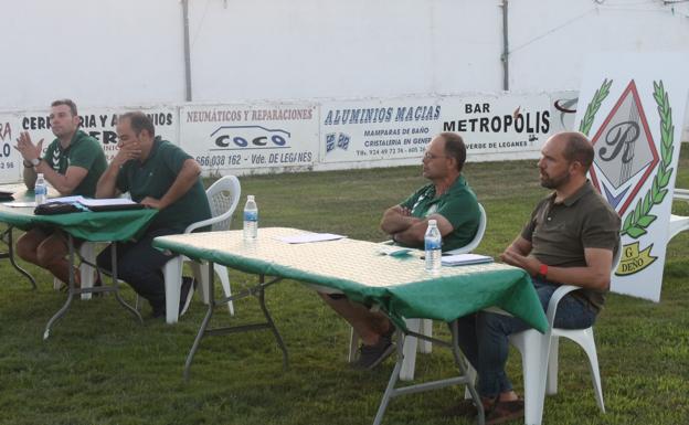 Iván González, Manolo Espejo, Pedro Moreno y Antonio Bravo