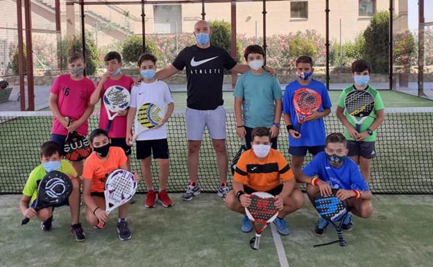 Participantes en el torneo de entre 10 y 12 años