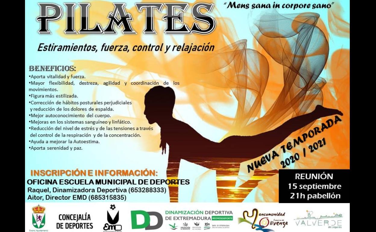 Reunión informativa para las clases de pilates