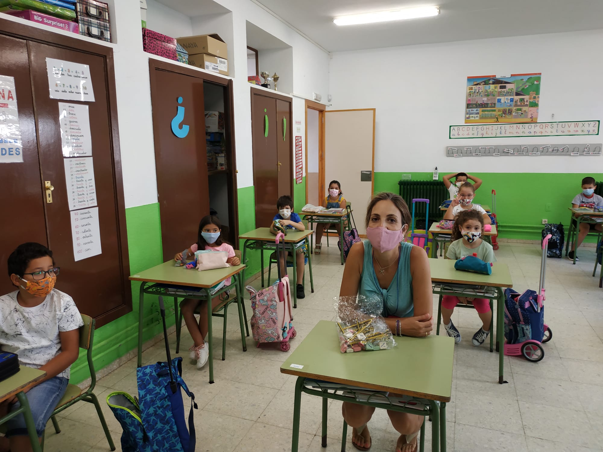 Fotos: Primer día en los centros educativos 2020