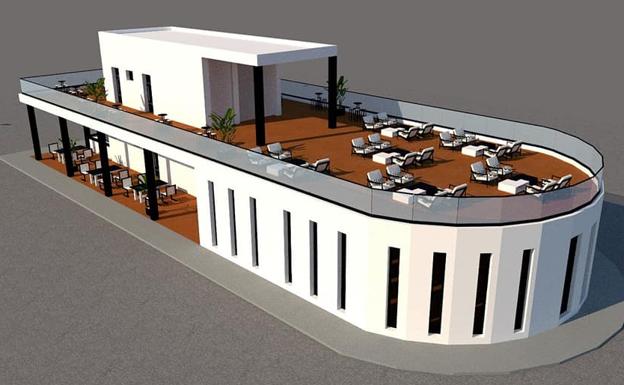 Maqueta de cómo será el edificio