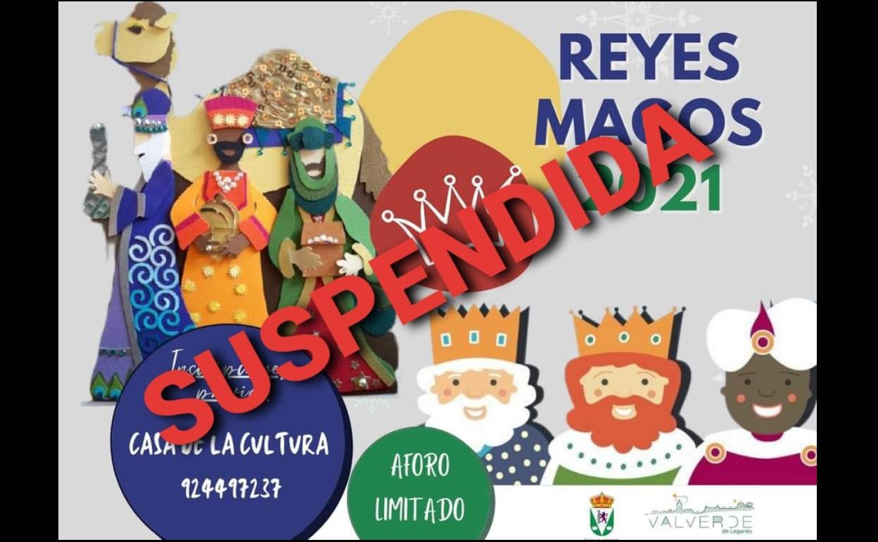 Suspendidas las actividades de Los Reyes Magos