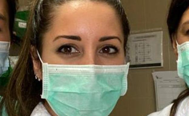 Natalia, en su vuelta al trabajo tras superar la COVID-19