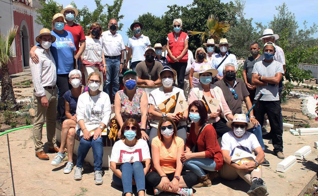 Foto de familia en la clausura del taller