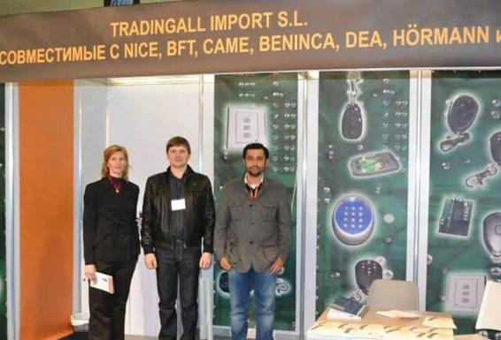 En la feria Mostbuild de Rusia, en sus comienzos