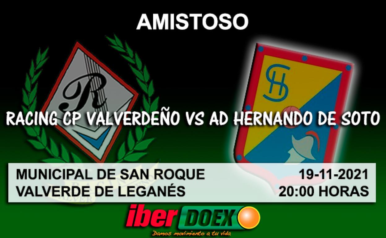 Encuentro amistoso del Racing contra el AD Hernando de Soto