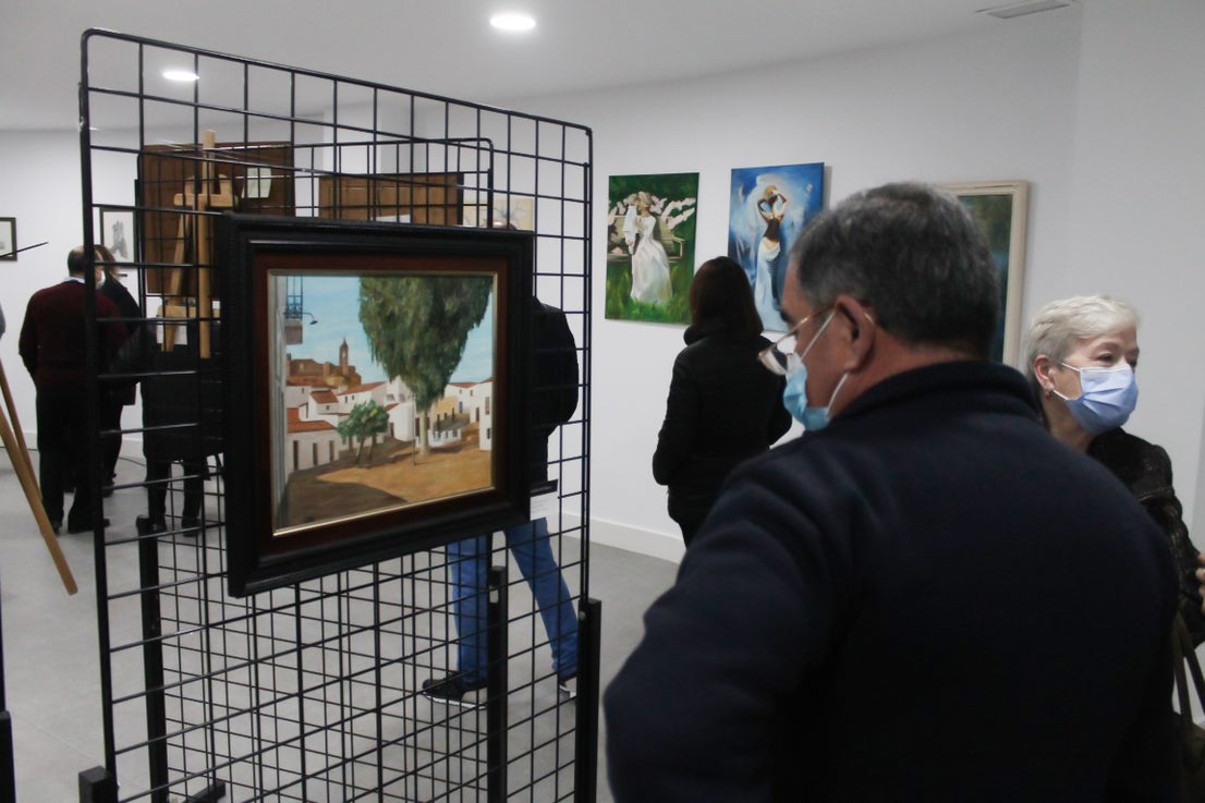 Fotos: Inauguración de la Exposición de Pintura de los Alumnos de Belén Rastrollo