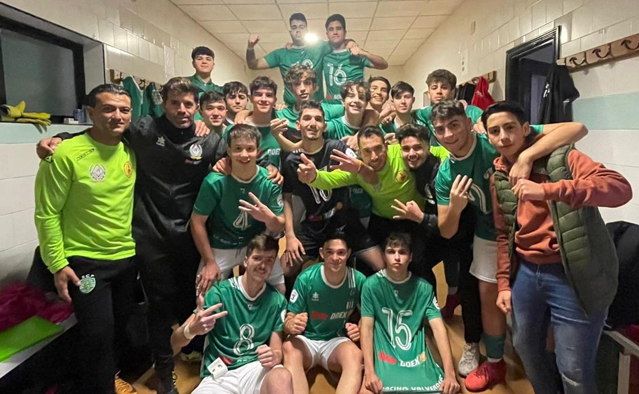 Los valverdeños celebran el triunfo