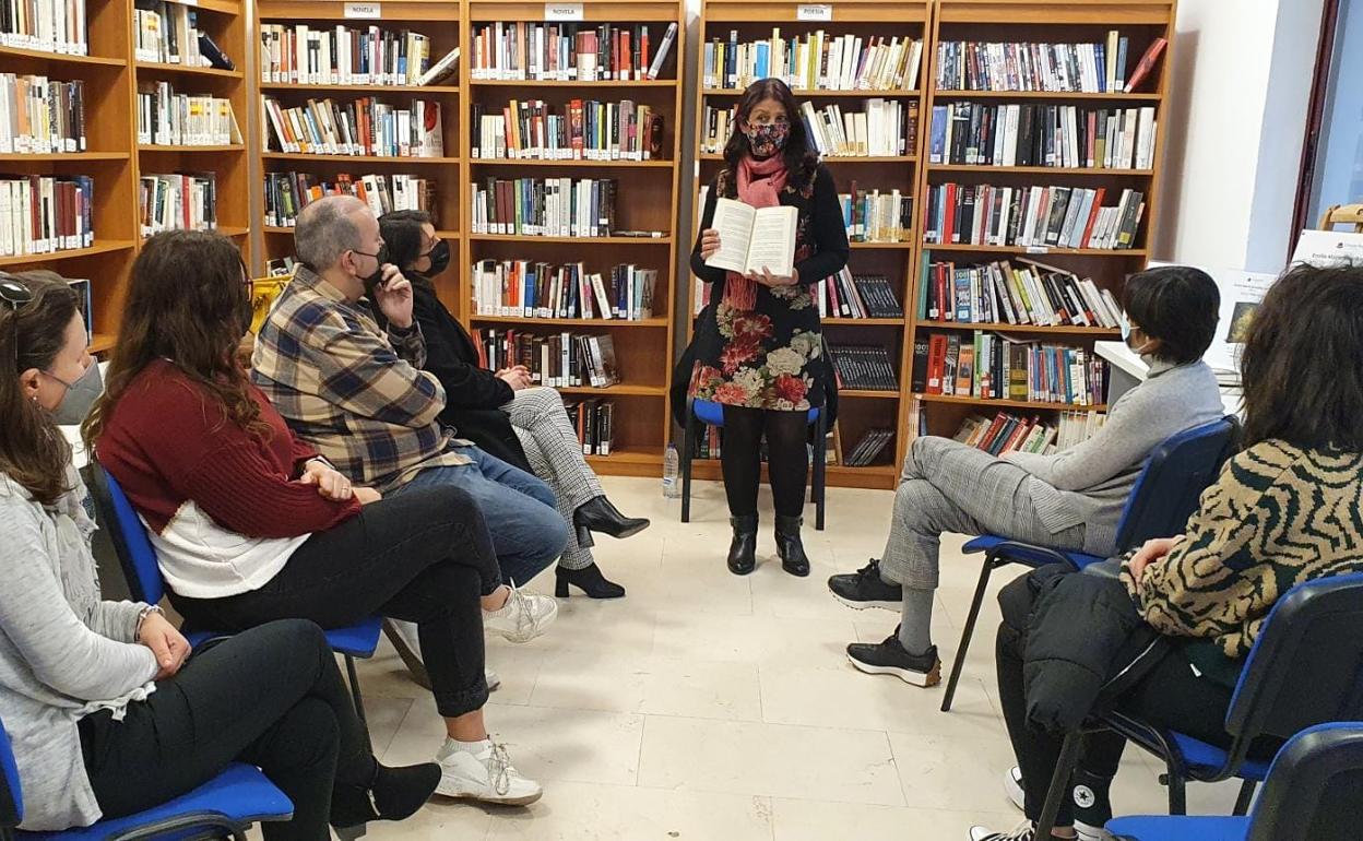 Durante la presentación del libro
