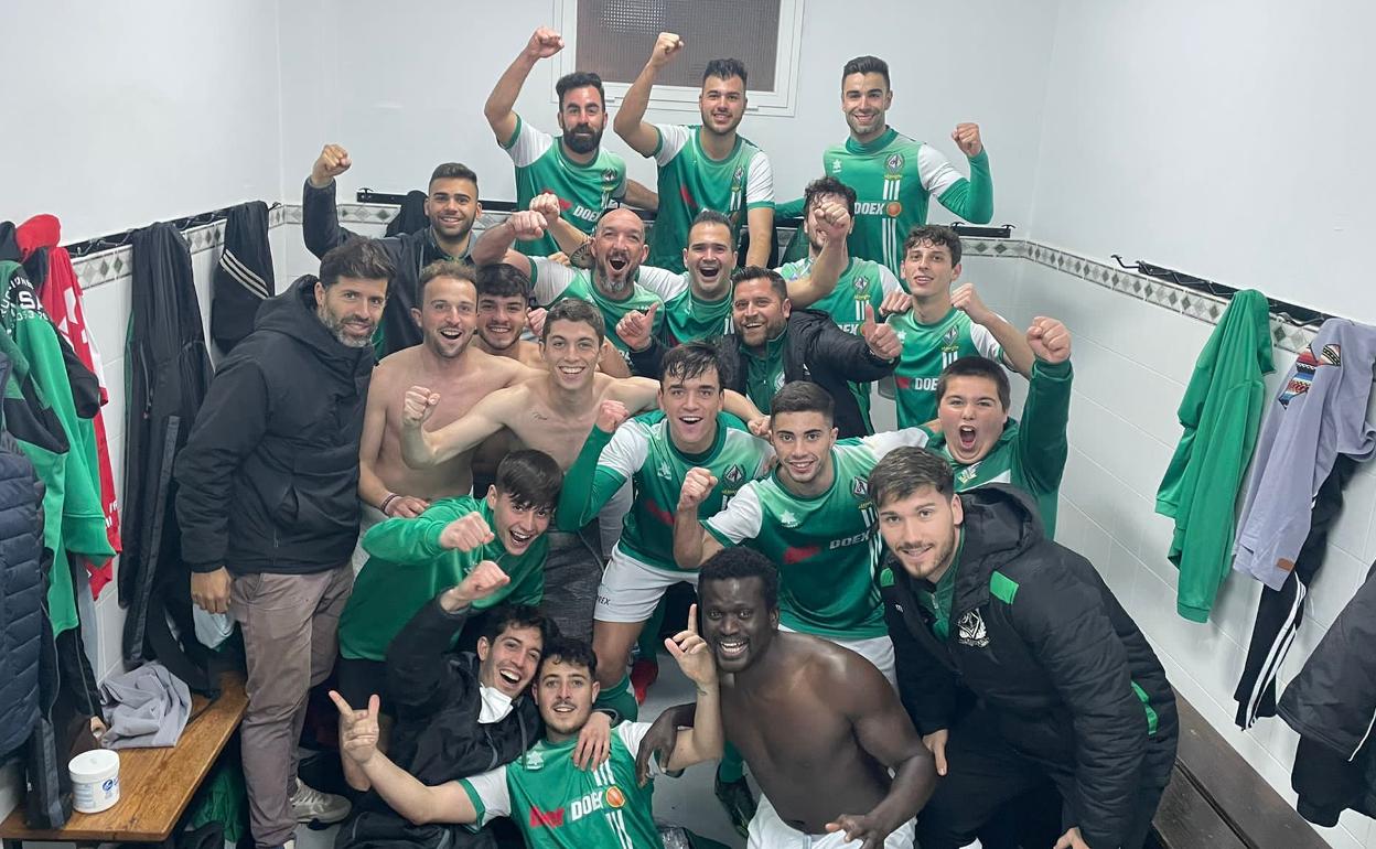 Celebración del triunfo de los valverdeños