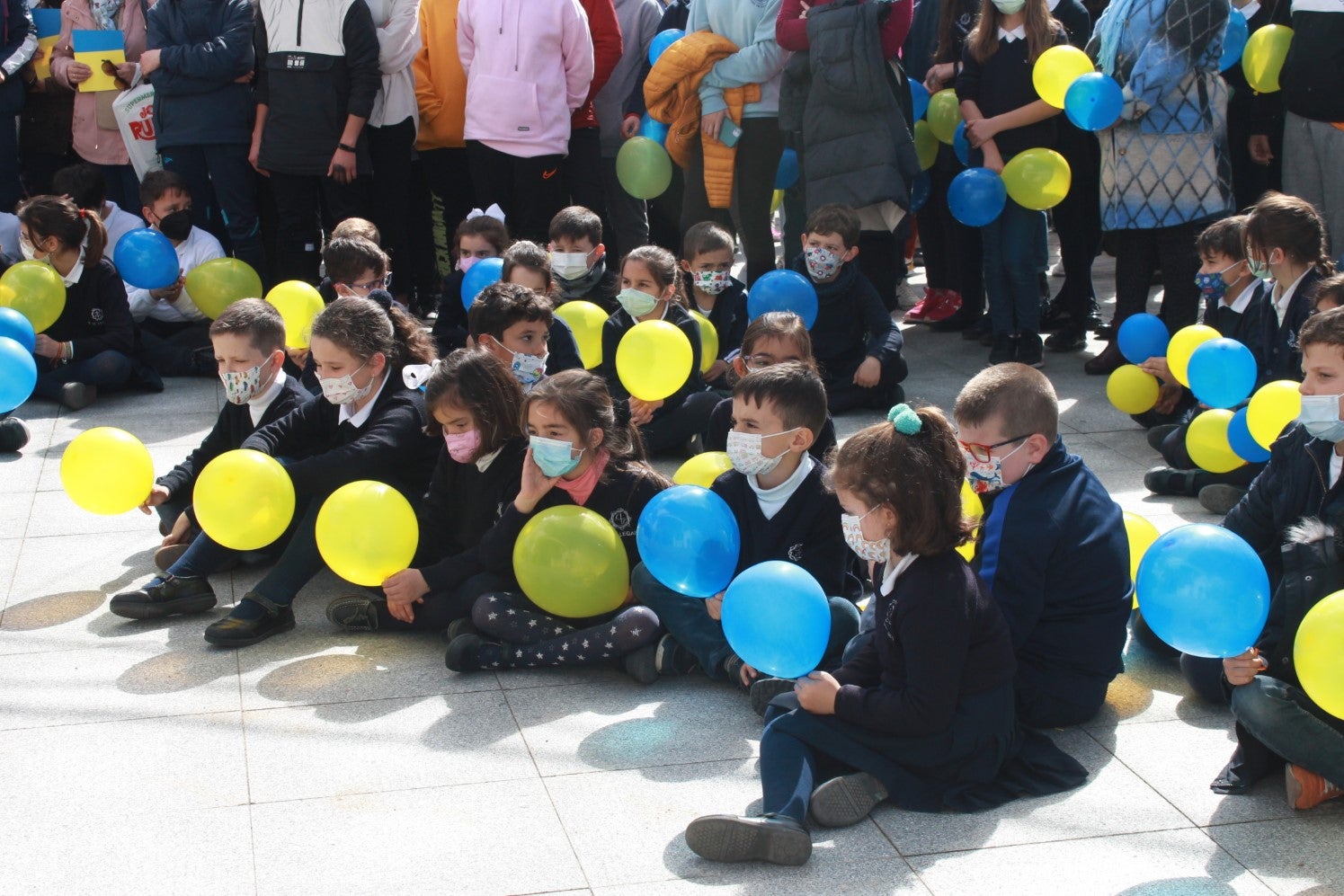 Fotos: Concentración en apoyo a Ucrania