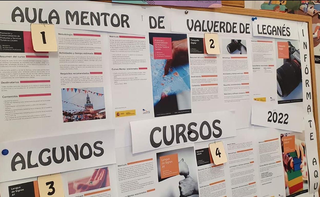 Formación: El Aula Mentor cuenta con más de 170 cursos dirigidos a los mayores de 18 años