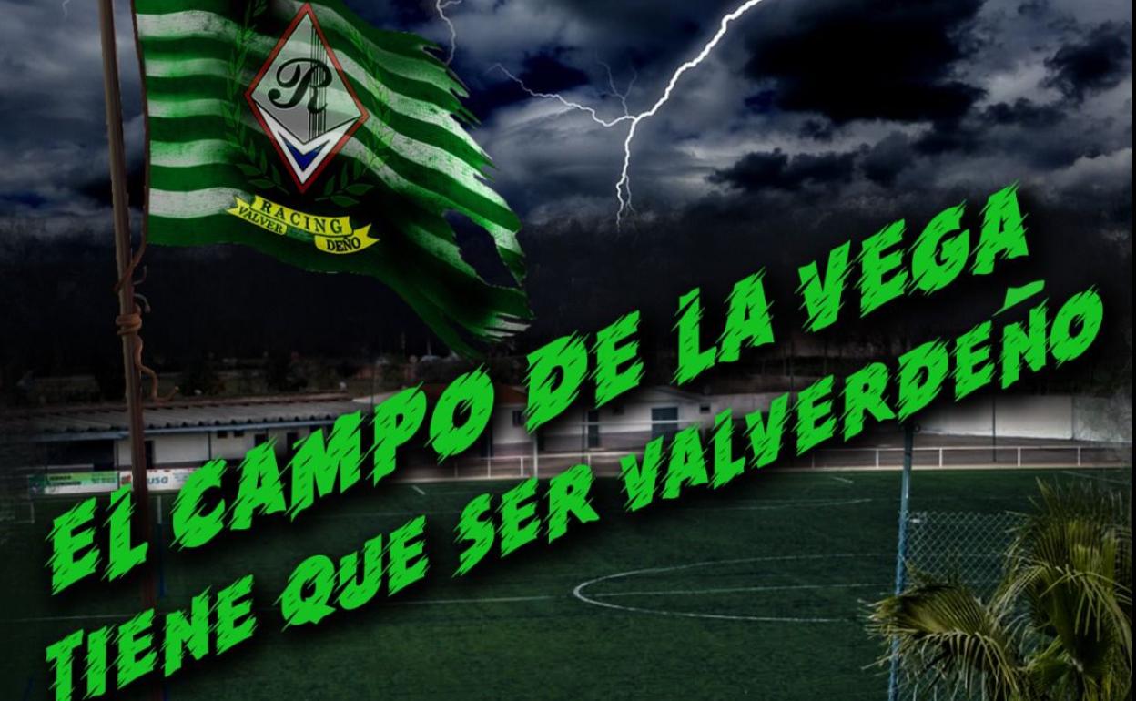 Cartel para el encuentro de vuelta entre el Moraleja y el Racing Valverdeño