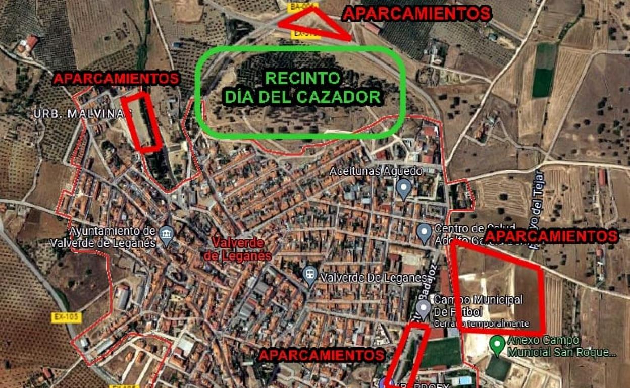 Día del Cazador: La Policía Local de Valverde habilita cuatro zonas de aparcamientos para el Día del Cazador