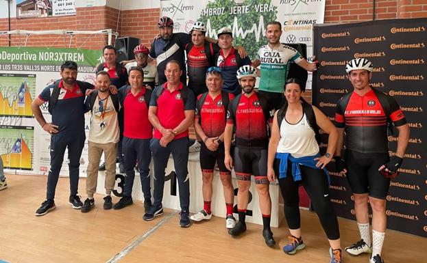 Ciclismo: Catorce &#039;Farolillos Rojo&#039; y una &#039;Diabla Bike&#039; participan en la Nor3Xtrem en Hervás