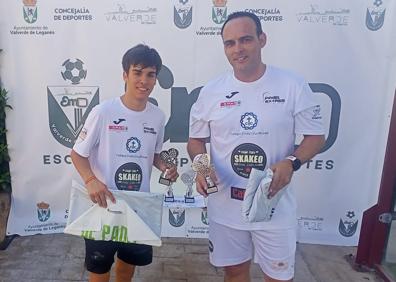 Imagen secundaria 1 - Arriba, campeones de plata. Abajo, subcampeones en oro y subcampeones en plata