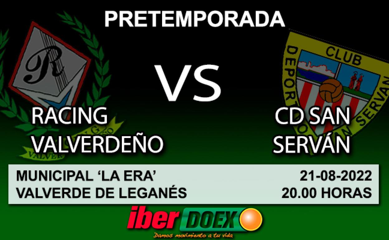 Pretemporada: El Racing Valverdeño recibe al San Serván en el tercer partido de preparación